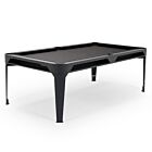 Cornilleau Hyphen Billiard Table - Black Grey Frame & Dark Heathered Grey Cloth | 7 FT